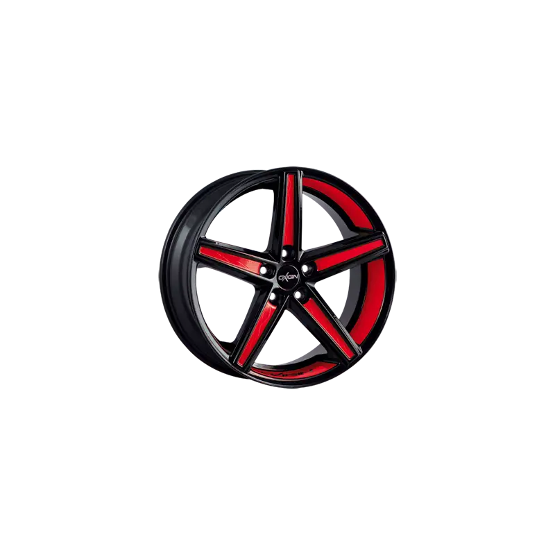 Dernier Modèle Jante aluminium Oxigin 18 Concave, 9,5x19 ET35 5x114,3 72,6, foil red Felgenbett u. Speichen