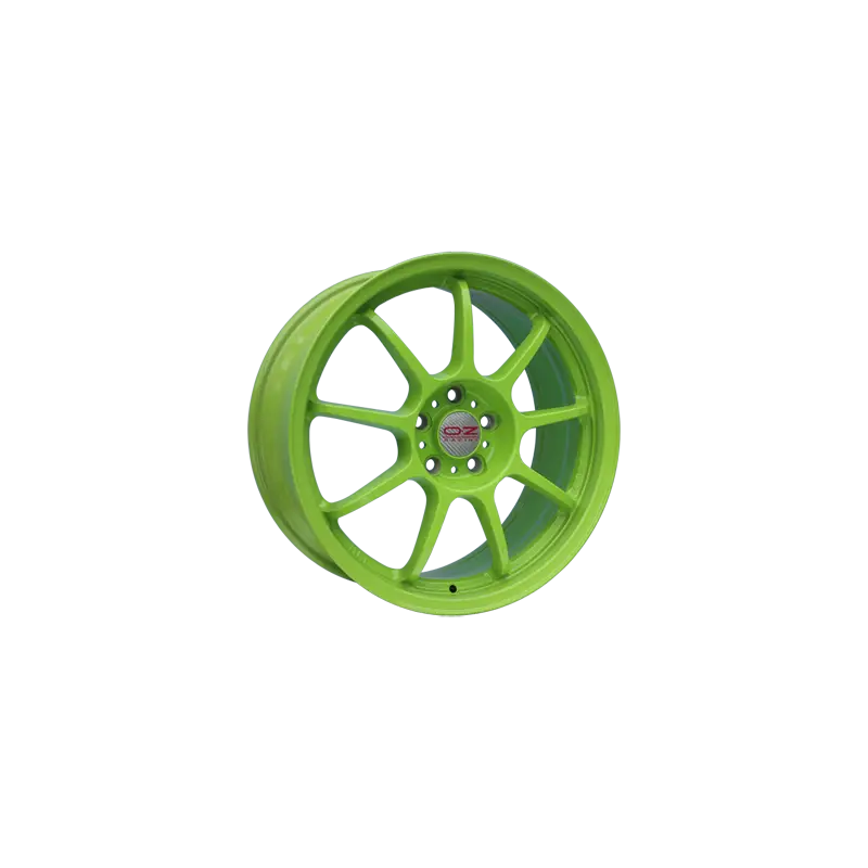 Jante aluminium OZ Alleggerita HLT, 8x17 ET40 5x110 75, acid green Commander Vite