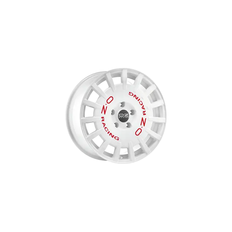 Jante aluminium OZ Rally Racing, 8,5x19 ET38 5x112 75, race white mit roter Schrift Meilleur Choix