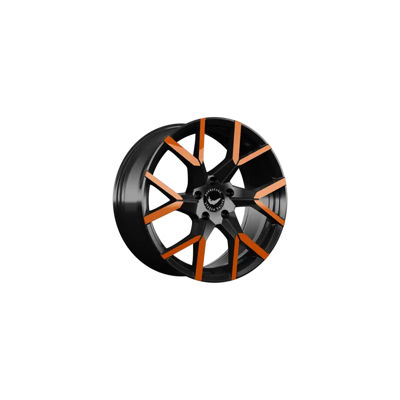Bon Plan Jante aluminium Barracuda Tzunamee Evo, 9x20 ET30 5x112 66,6, black gloss flashorange