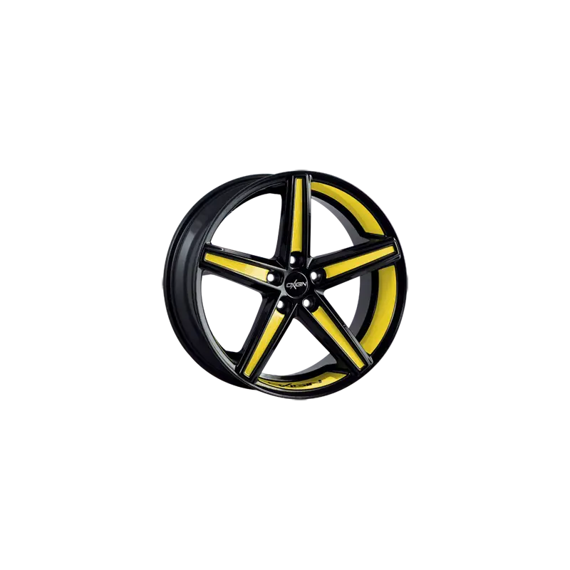 Dernier Modèle Jante aluminium Oxigin 18 Concave, 9x21 ET18 5x120 76,9, foil yellow Felgenbett u. Speichen
