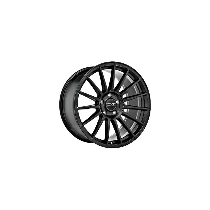 Commande En Gros Jante aluminium OZ Superturismo Dakar, 8,5x20 ET30 5x112 79, matt schwarz mit silberner Schrift
