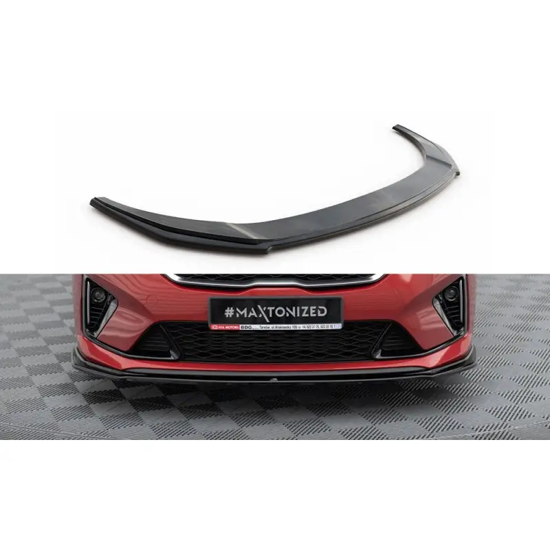 LAME DU PARE-CHOCS AVANT - SPLITTER V.1 KIA PROCEED GT MK 3 - MAXTON DESIGN - FINITION NOIR BRILLANT Top Vente