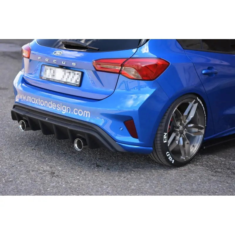 RAJOUT DU PARE-CHOCS ARRIERE FORD FOCUS MK4 ST-LINE - MAXTON DESIGN - FINITION NOIR BRILLANT Prix Choc