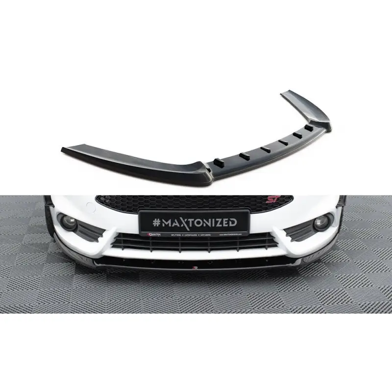 LAME DU PARE-CHOCS AVANT (CUPRA) FIESTA MK7 ST FACELIFT 2013-16 - MAXTON DESIGN - FINITION NOIR BRILLANT Nouvel Arrivage