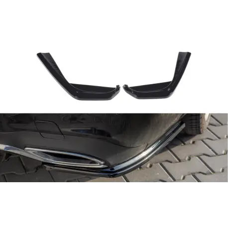 LAME DU PARE-CHOCS ARRIERE MERCEDES-BENZ E43 AMG - AMG-LINE W213 - MAXTON DESIGN - FINITION NOIR MAT Offre Spéciale