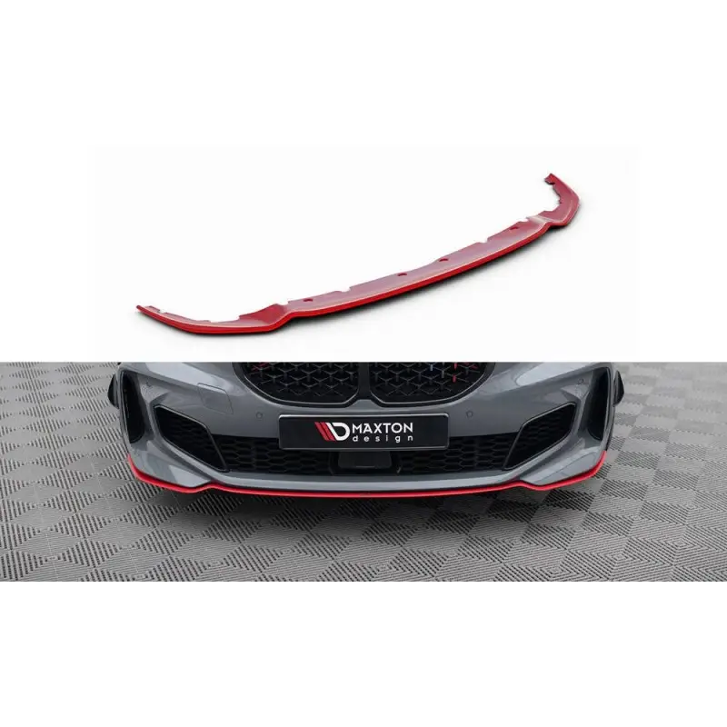 Top Vente LAME DU PARE-CHOCS AVANT V.4 BMW 1 F40 M-PACK/ M135I- MAXTONDESIGN - FINITION ROUGE