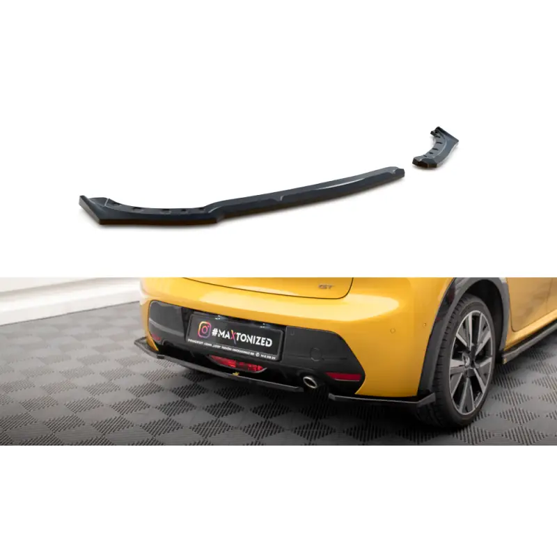 Prix Bas LAMES DE PARE-CHOCS ARRIÈRE LATÉRALES PEUGEOT 208 GT MK2 - MAXTONDESIGN - FINITION NOIR BRILLANT
