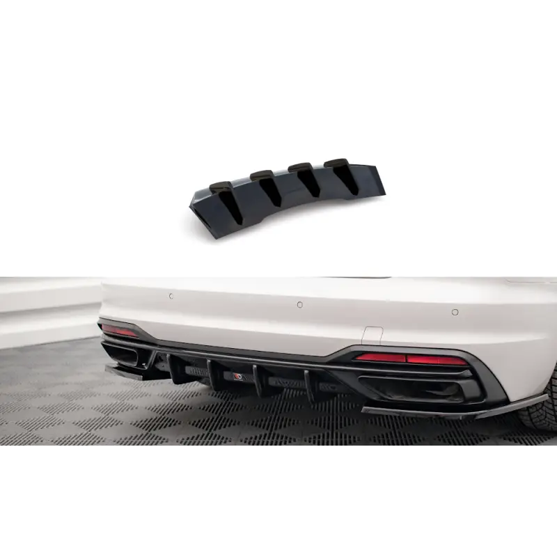 DIFFUSEUR ARRIÈRE COMPLET AUDI A4 B9 FACELIFT - MAXTONDESIGN - FINITION NOIR BRILLANT Must-Have