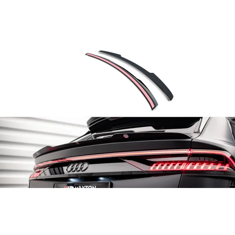 Réduction PLUS BAS SPOILER CAP AUDI RSQ8 MK1 - MAXTONDESIGN - FINITION NOIR BRILLANT
