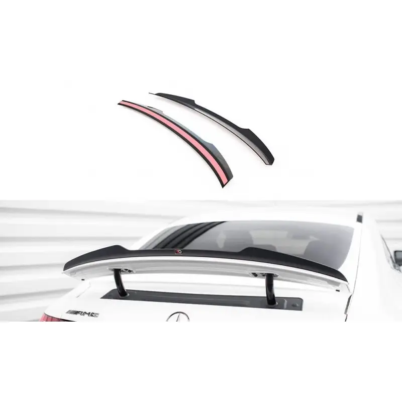 Quantité Limitée SPOILER CAP CENTRAL MERCEDES-AMG GT 53 4 DOOR-COUPE - MAXTON DESIGN - FINITION NOIR BRILLANT