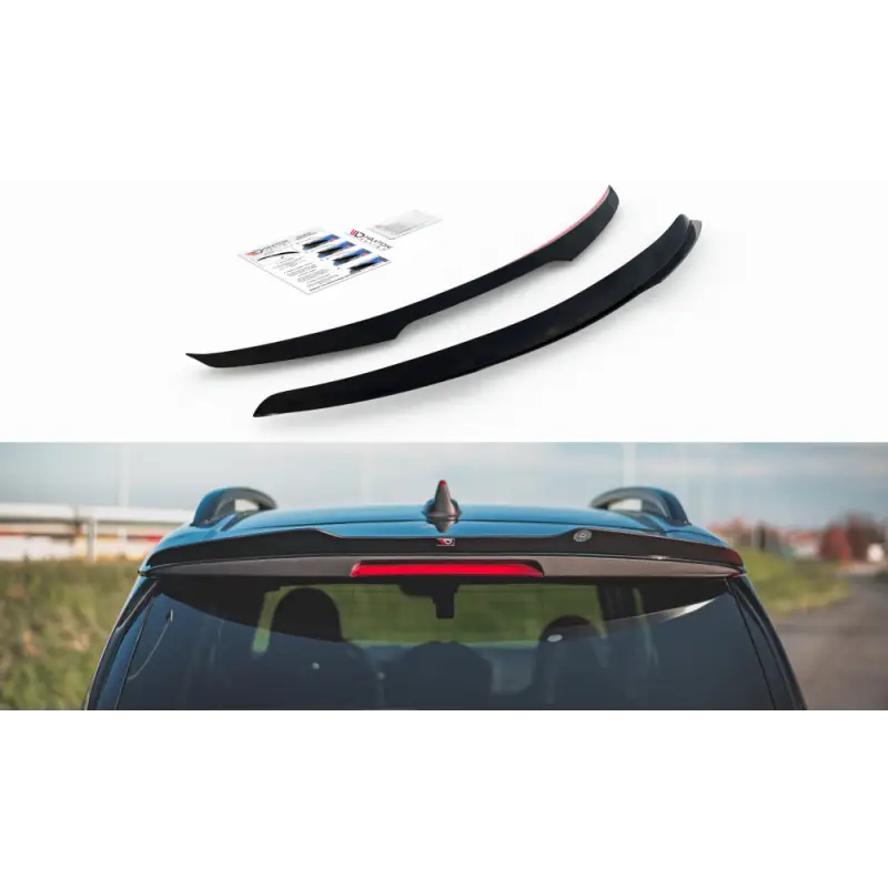 SPOILER CAP MINI COUNTRYMAN MK2 F60 JCW - MAXTON DESIGN - FINITION NOIR BRILLANT Nouvelle Collection