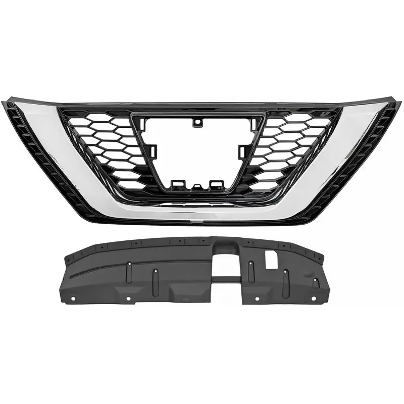 Offre Du Jour CALANDRE POUR NISSAN QASHQAI (17-21) - NOIR/CHROME