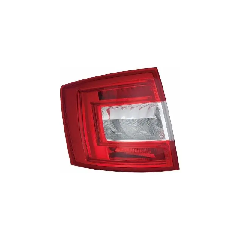 FEU ARRIERE GAUCHE POUR SKODA OCTAVIA BREAK (13-17) - KOMBI - AVEC LED Authentique