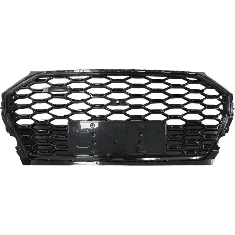 Bon Marché CALANDRE LOOK S-LINE POUR AUDI Q5 (20-24) - FULL NOIR BRILLANT