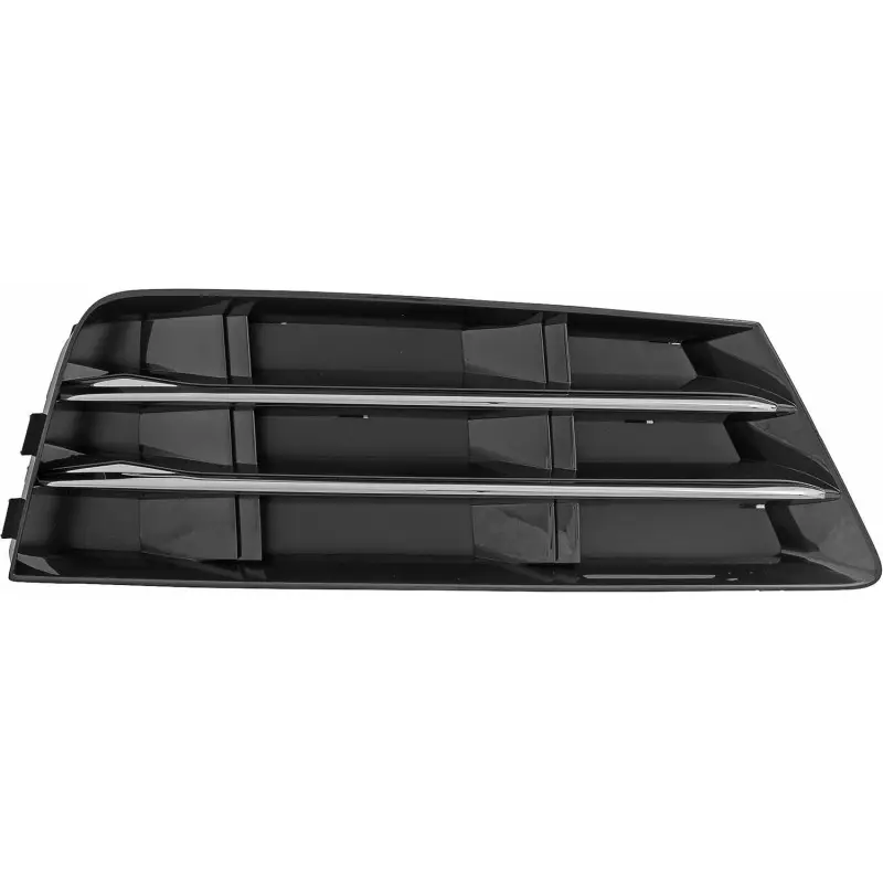 Affaire À Saisir GRILLE D ANTIBROUILLARD PARE-CHOCS AVANT DOITE POUR AUDI A4 LIM/AVANT(B9) (15-18) - NOIR/CHROME