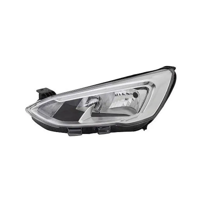 Prix Cassé PHARE AVANT GAUCHE POUR FORD FOCUS (18-22) - H7 / H1 / LED - CHROME