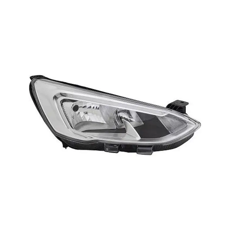 PHARE AVANT DROIT POUR FORD FOCUS (18-22) - H7 / H1 / LED - CHROME Commander Vite