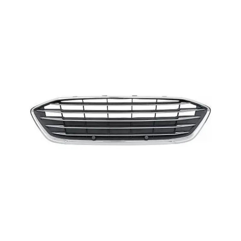 Pas Cher CALANDRE DE PARE-CHOCS AVANT FORD FOCUS (18-21) - NOIR + CHROME