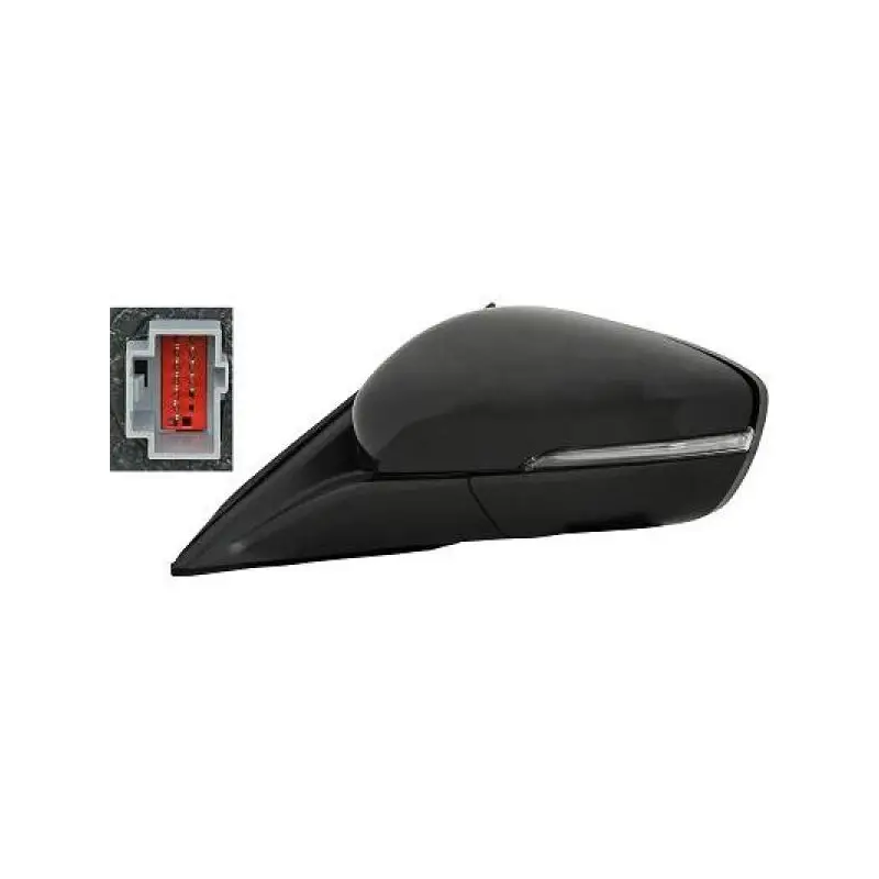 RETROVISEUR AVANT GAUCHE POUR FORD FOCUS (18-22) - 10 PIN - ELECTRIQUE - CHAUFFANT - RABATTABLE - LAMPE SOUS RETRO - CLIGNOTANT Nouveauté