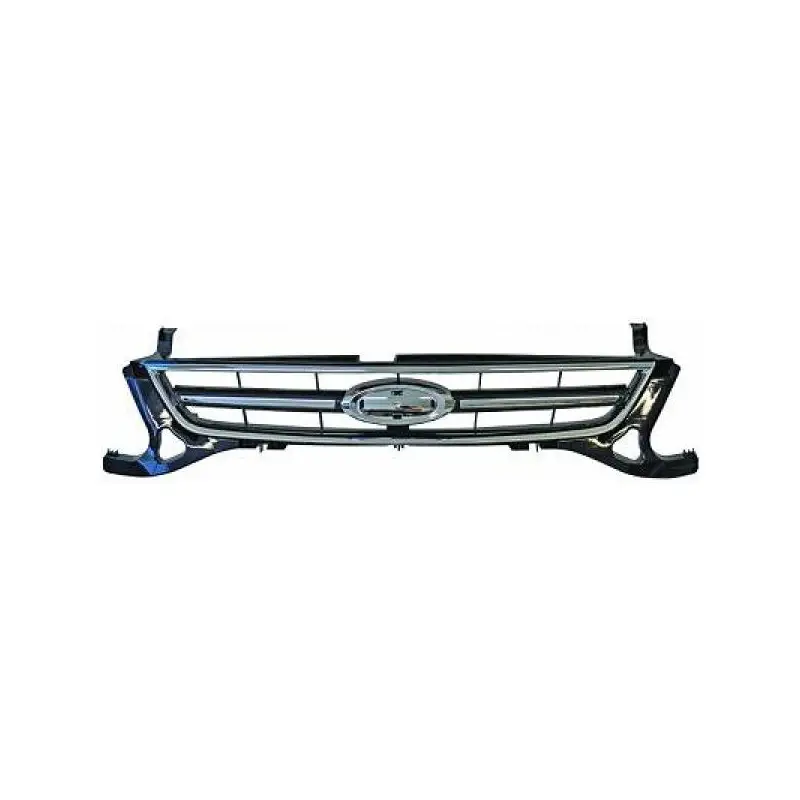 CALANDRE DE PARE-CHOCS AVANT POUR FORD MONDEO (10-14)- NOIR / CHROME Vente Directe