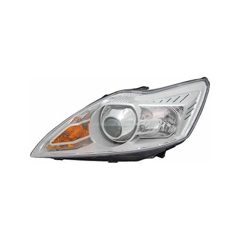 PHARE BI-XENON AVANT GAUCHE POUR FORD FOCUS (08-11) - D1S / H1 - FOND CHROME Produit De Marque