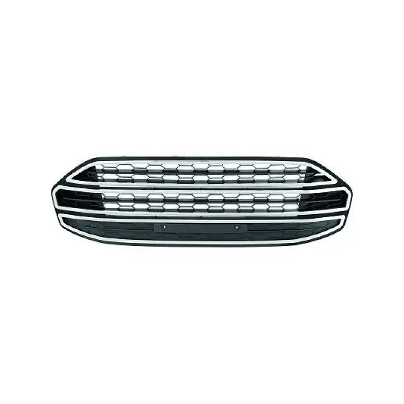 GRILLE CENTRALE DE PARE-CHOCS AVANT POUR FORD ECOSPORT (14-18) - NOIR / CHROME Commander Maintenant