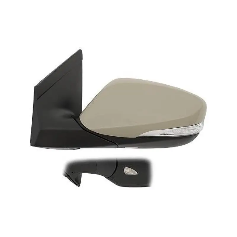 RETROVISEUR AVANT GAUCHE HYUNDAI I30 (12-17) - 10 PIN - ELECTRIQUE - CHAUFFANT - RABATTABLE - LAMPE SOUS LE RETRO - A PEINDRE Must-Have