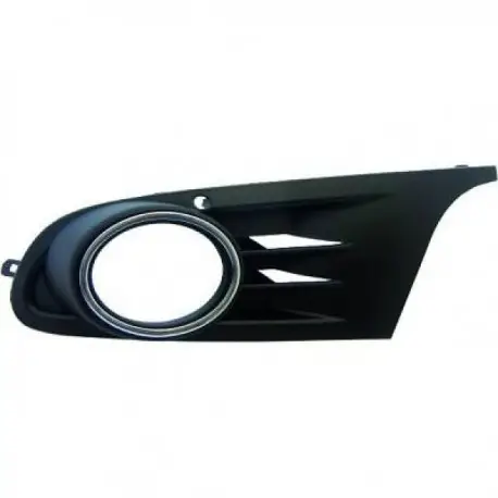 Vente Flash GRILLE GAUCHE DE PARE CHOC AVANT VW GOLF 6 (08-12) & VARIANT (09-12) & CABRIO (11-15) - AVEC TROUS POUR ANTI BROUILLARD