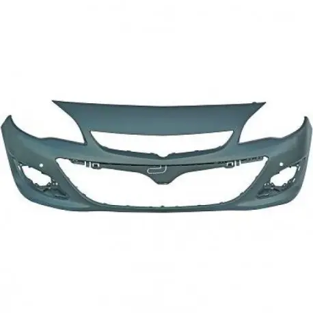 Livraison Express PARE CHOC AVANT OPEL ASTRA J (12-) - 5 PORTES ET BREAK - A PEINDRE - SANS TROUS POUR LAVE-PHARE - AVEC TROUS PDC AVANT
