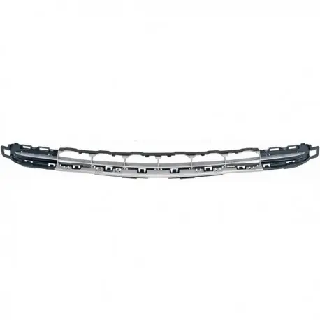 Offre Spéciale GRILLE DE PARE CHOC AVANT SUPERIEUR PEUGEOT 207 (09-12) - DOUBLE LISSERET CHROME - MODELE SPORT