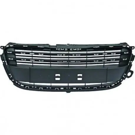 GRILLE CENTRALE DE PARE CHOC AVANT PEUGEOT 508 (10-14) - NOIR Prix Bas