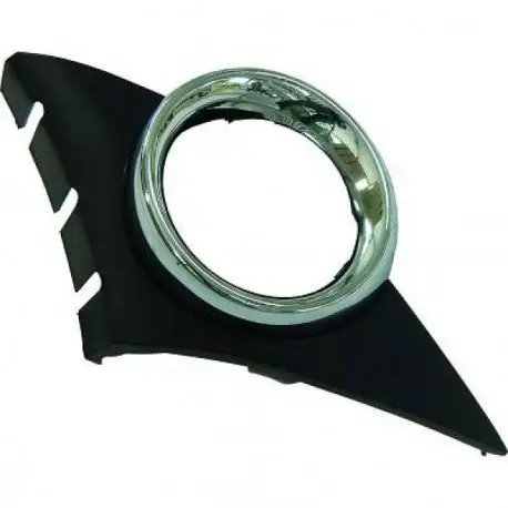 Achat Immédiat GRILLE DROITE DE PARE CHOC PEUGEOT 207 (06-09) - AVEC ANTIBROUILLARD - LOOK SPORT - ANNEAU CHROME