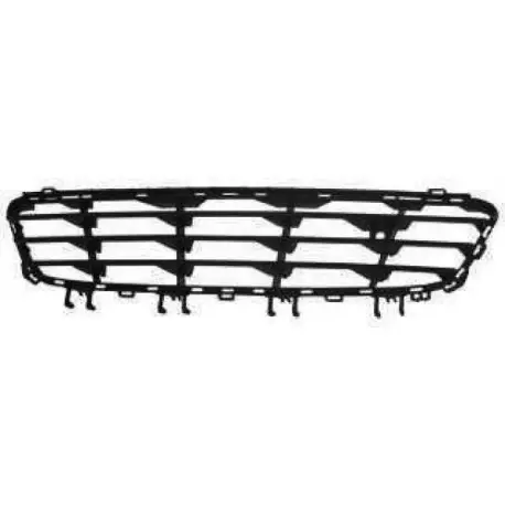 GRILLE DE PARE CHOC AVANT CENTRAL OPEL ASTRA H (04-07) - 5 PORTES ET BREAK - NOIR Commander Vite