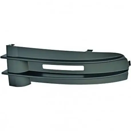 GRILLE DE PARE CHOC AVANT - COTE AVANT GAUCHE VW CADDY III (03-10) - PREVU POUR VEHICULE SANS ANTI-BROUILLARDS - GRIS /NOIR Bon Plan