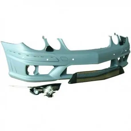Usine Directe PARE-CHOCS AVANT COMPLET LOOK AMG MERCEDES CLASSE E W211 (06-09) - A PEINDRE - AVEC LAVE PHARE - AVEC PDC