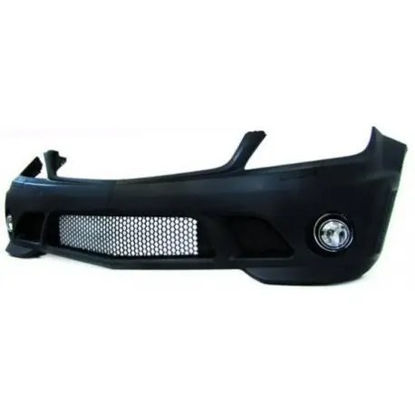 PARE-CHOCS AVANT COMPLET MERCEDES CLASSE C W204 (07-11) - LOOK C63 AMG - AVEC LAVE PHARE - POUR PDC - A PEINDRE Prix Promo