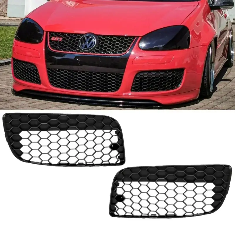 Expédié Aujourd’hui SET DE DEUX GRILLE AVANT POUR PARE CHOC AVANT VW GOLF 5 GTI (03-08) - UNIQUEMENT PARE-CHOCS GTI /GT - SANS ANTIBROUILLARDS