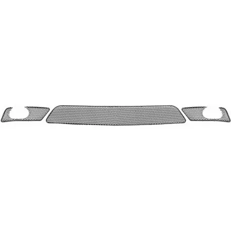 Nouvelle Collection SET DE 3 GRILLES AVANT PARE CHOCS LOOK E63 AMG MERCEDES CLASSE E W211 (02-06)