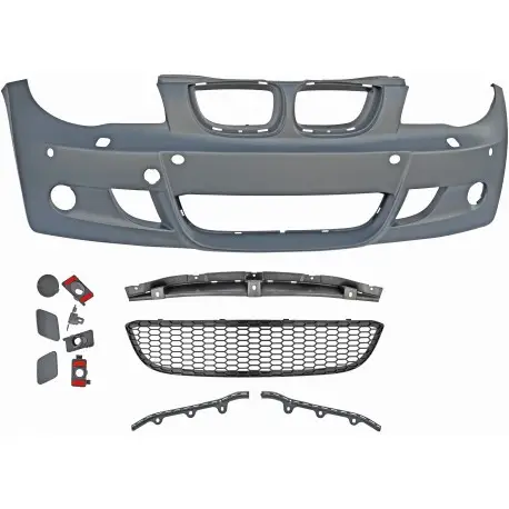 Bon Marché PARE-CHOCS AVANT PACK M POUR BMW SÉRIE 1 E81 E87 (04-11) - PDC & LAVE PHARE