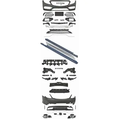 Achetez Aujourd’hui KIT COMPLET LOOK C63 AMG MERCEDES CLASSE C W205 BERLINE(14-18) - PARE-CHOCS AVANT & BAS DE CAISSE & PARE-CHOCS ARRIERE