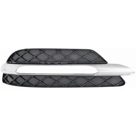 Soldes GRILLE DE PARE CHOCS AVANT DROITE MERCEDES CLASSE C W204 (11-14) - AVEC CHROME POUR FEU DE JOUR