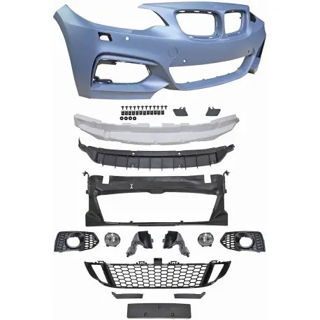 PARE-CHOCS AVANT PACK M POUR BMW SÉRIE 2 F22 F23 (14-18) - AVEC PDC - AVEC LAVE-PHARE Dernier Modèle