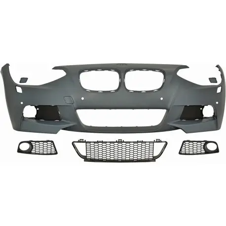 Offre Exclusive PARE CHOC AVANT PACK M BMW SERIE 1 F20 F21 (11-15) - PDC + LAVE PHARE - ANTIBROUILLARD NON FOURNIS - A PEINDRE