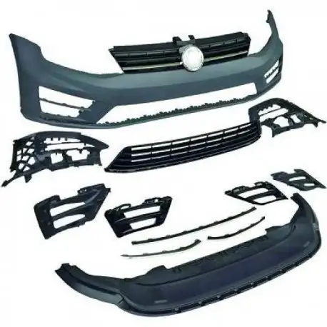 Remise PARE CHOC AVANT LOOK R R20 COMPLET VW GOLF 7 (12-17) & AUSSI VARIANT (12-17) - AVEC PDC