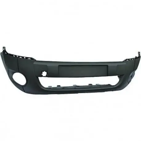 PARE CHOC AVANT PEUGEOT PARTNER (08-12) & CITROEN BERLINGO (08-12) - NOIR - AVEC TROU ANTIBROUILLARD - POUR VEHICULE AVEC ELARGI Pas Cher