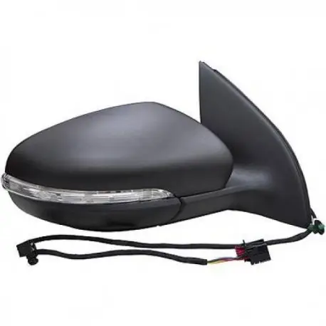 Acheter Direct RETROVISEUR DROIT VW GOLF 6 (08-12) & AUSSI GTI/GTD (08-12) - 6 PINS - ELECTRIQUE - CHAUFFANT - A PEINDRE