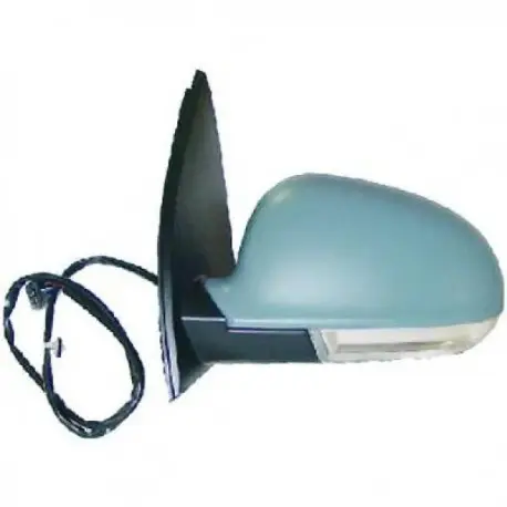 RETROVISEUR GAUCHE VW GOLF 5 (03-08) - CHAUFFANT - RABATTABLE ELECTRIQUEMENT - AVEC CLIGNOTANT - LAMPE SOUS RETROVISEUR - A PEIN Top Vente