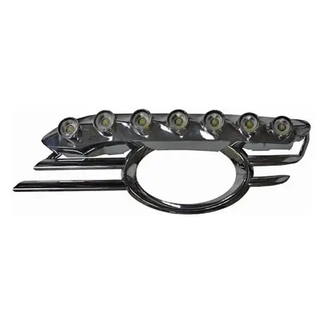 Vente Directe SET DE GRILLES ANTIBROUILLARDS DESIGN MERCEDES CLASSE E W211 (06-09) - AVANTGARDE - FEU DE JOUR LED