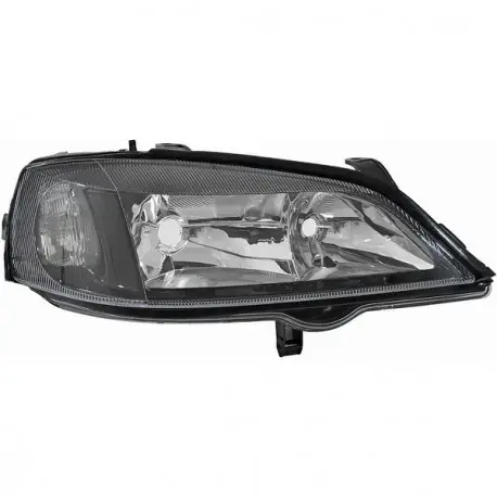 Satisfait Ou Remboursé PHARE AVANT DROIT OPEL ASTRA G (97-04) - HALOGENE - H7/HB3 - DEPO/TYC/DEPO - AVEC CLIGNOTANT - CONTOUR NOIR